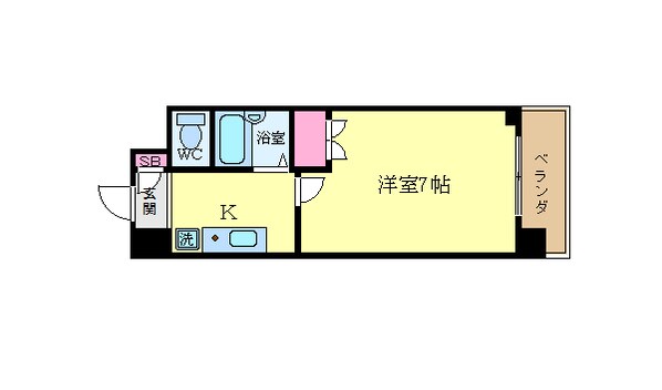 早川マンションの物件間取画像